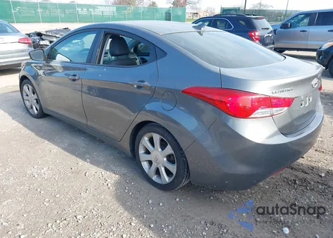 2013 Hyundai Elantra Limited from USA, damaged, VIN 5NPDH4AE2DH254054
